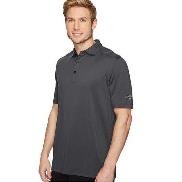 Callaway Other - Callaway Grey Sporty Opti Dri Golf Polo Men’s Size Large Tall